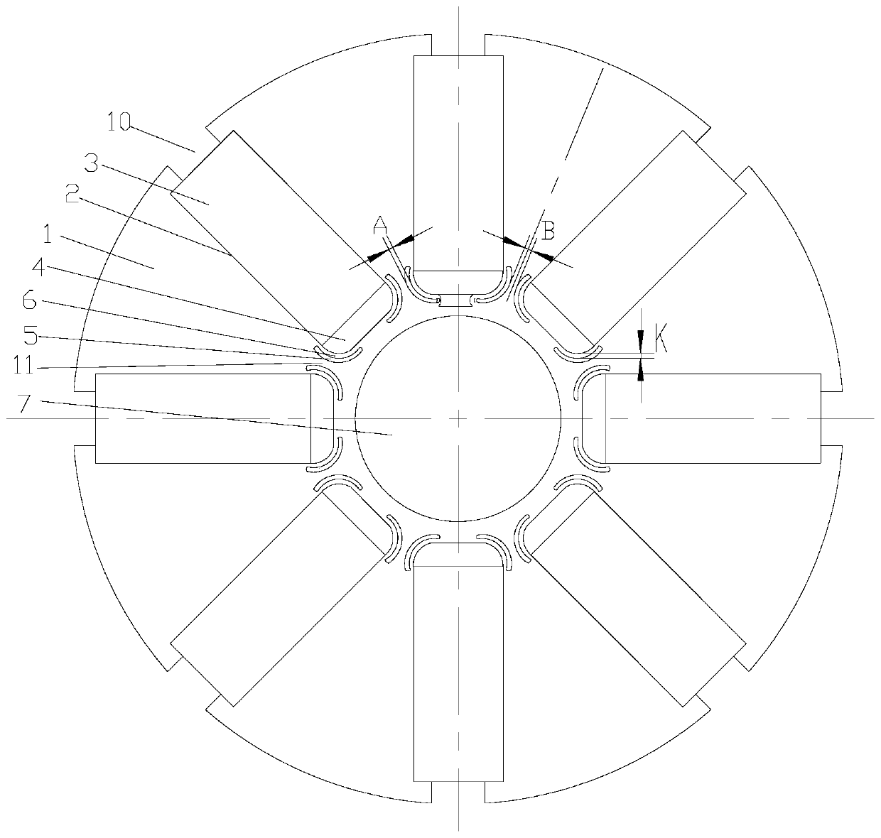 Motor rotors and permanent magnet motors