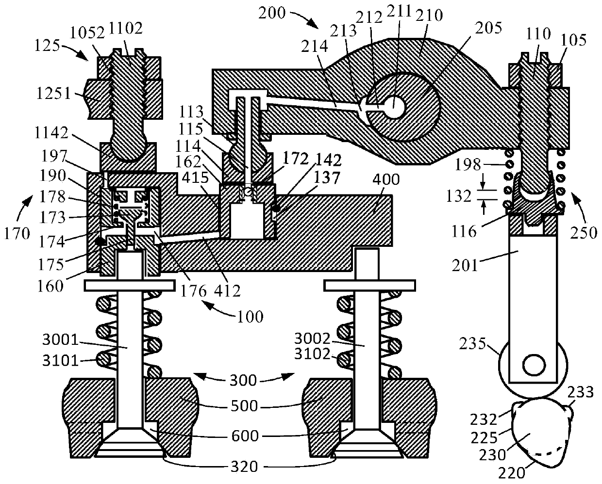 Load controllable engine braking device and engine braking method