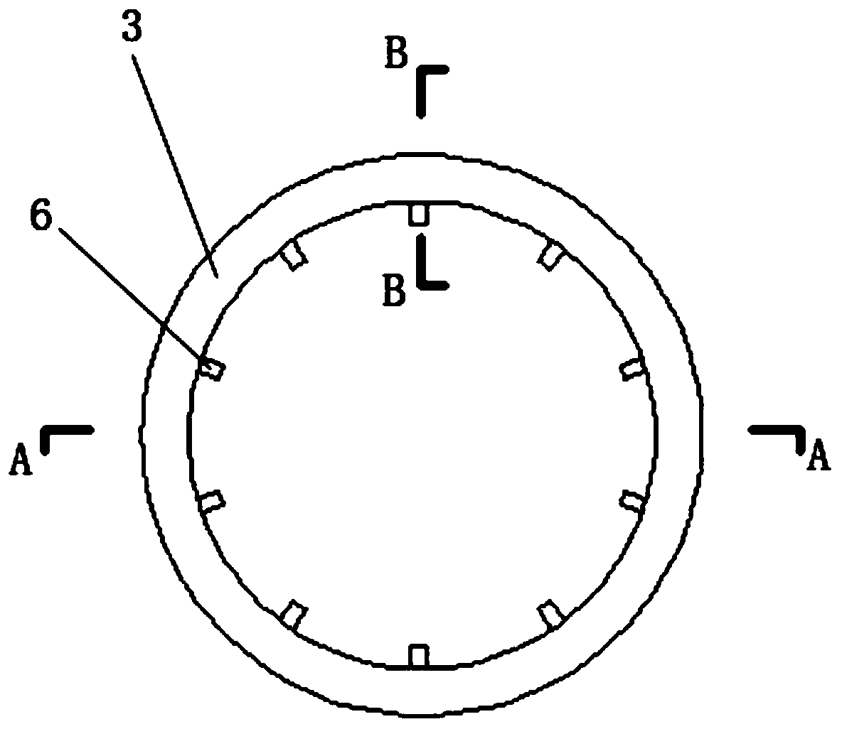 Ring-type bridge pile foundation scour monitoring system and monitoring method thereof