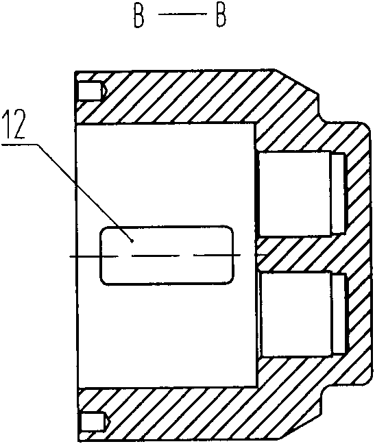 High-pressure gear pump having rectangular oil outlet