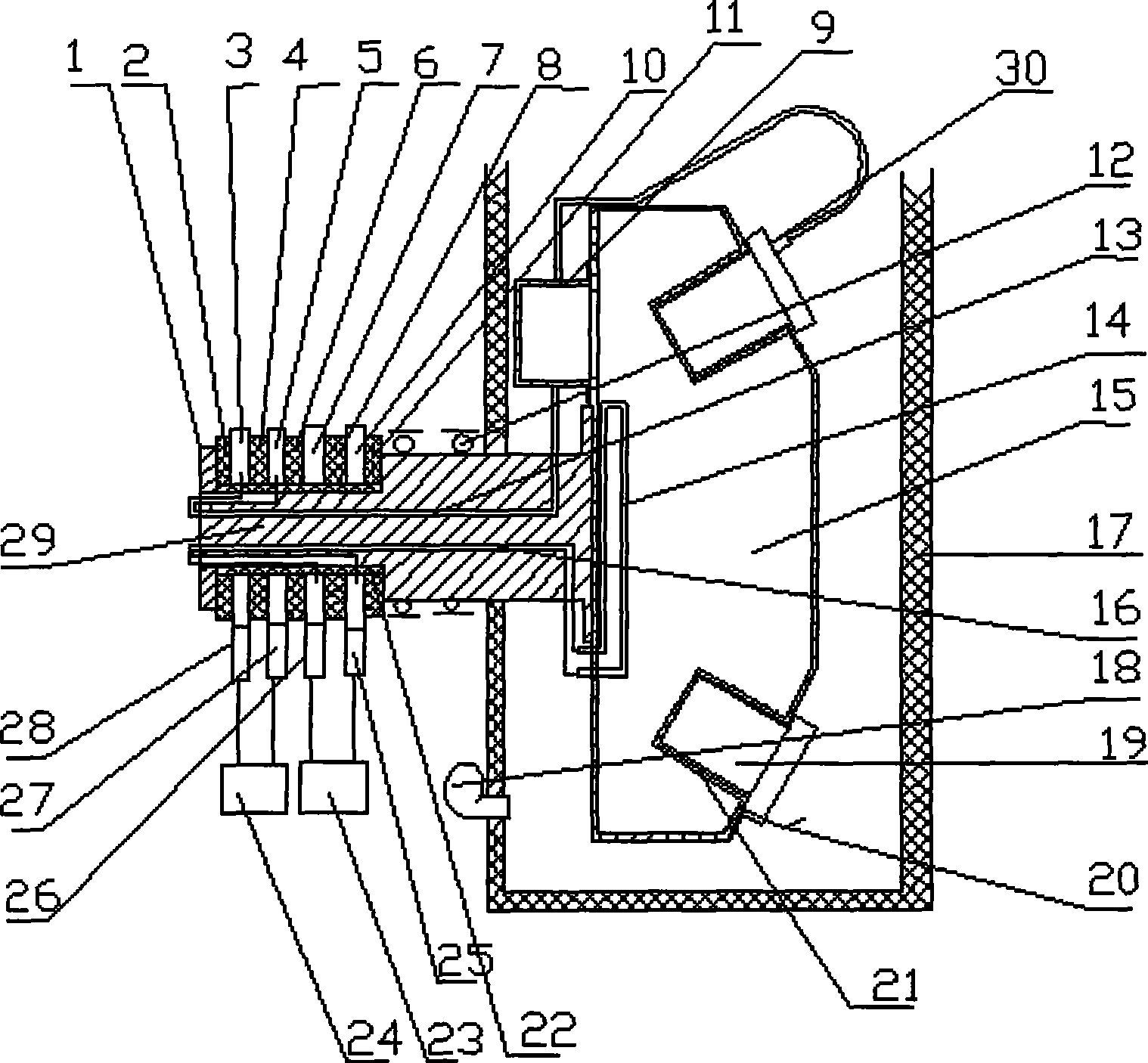 Oil bath built-in type sample dyeing Machine