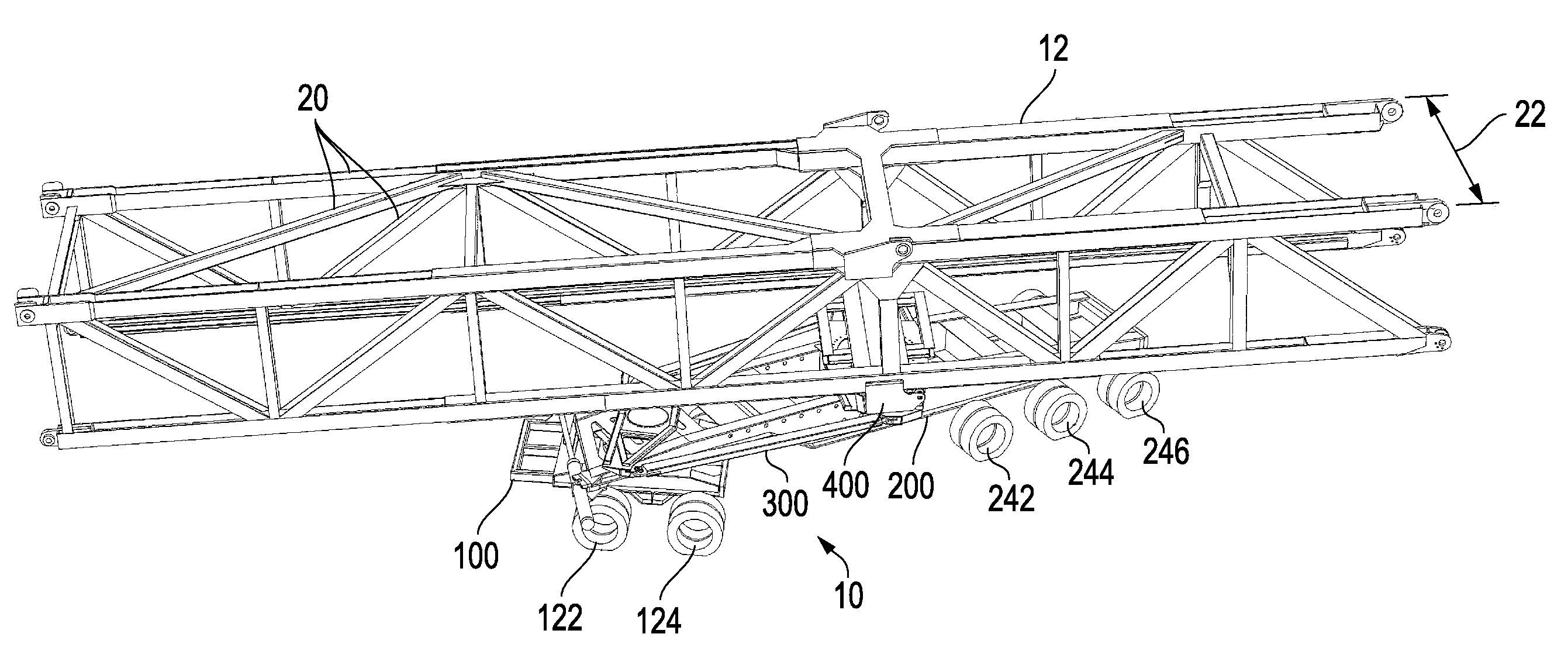 Mechanically Steered Articulating Dolly Transport System