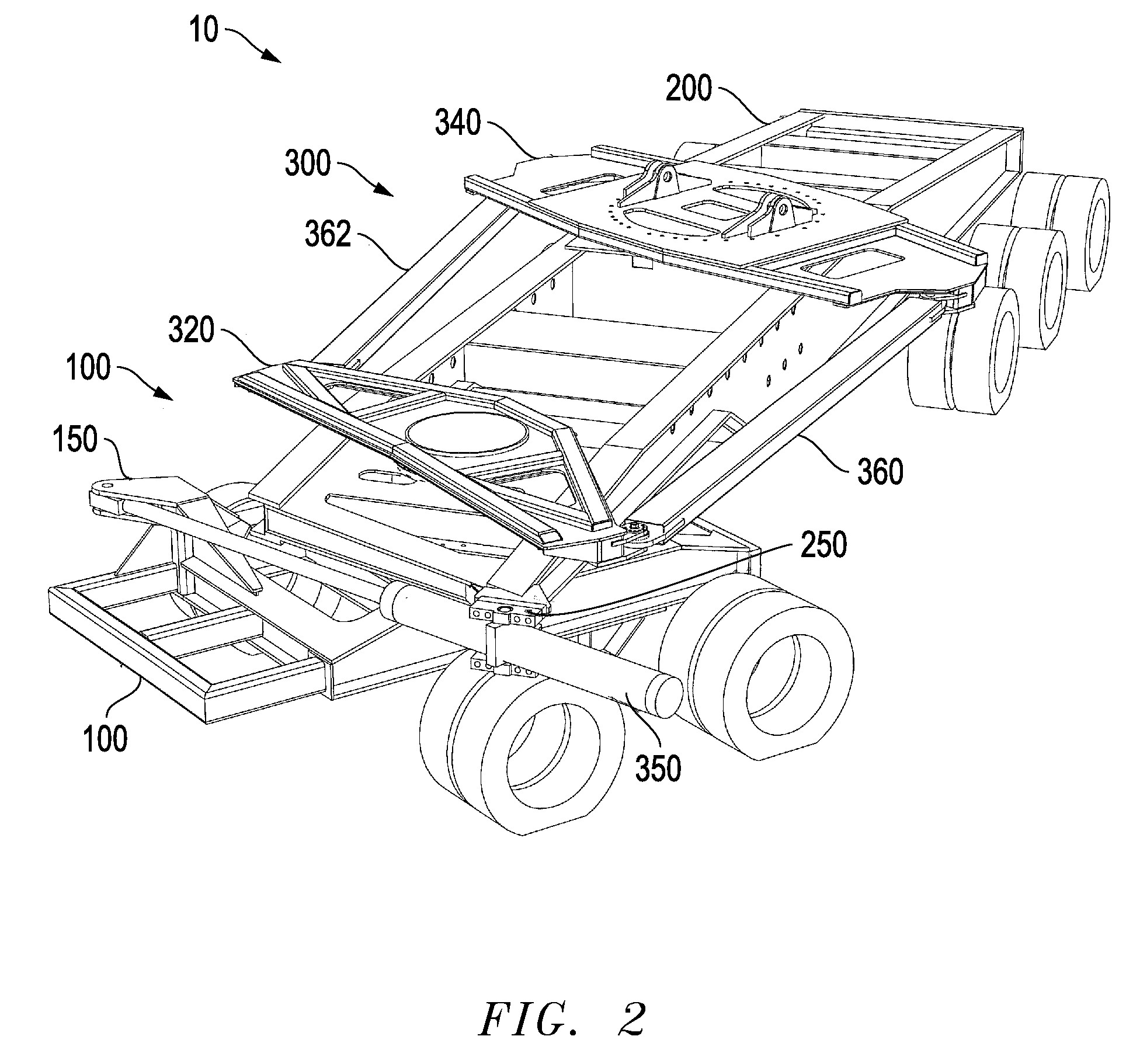 Mechanically Steered Articulating Dolly Transport System