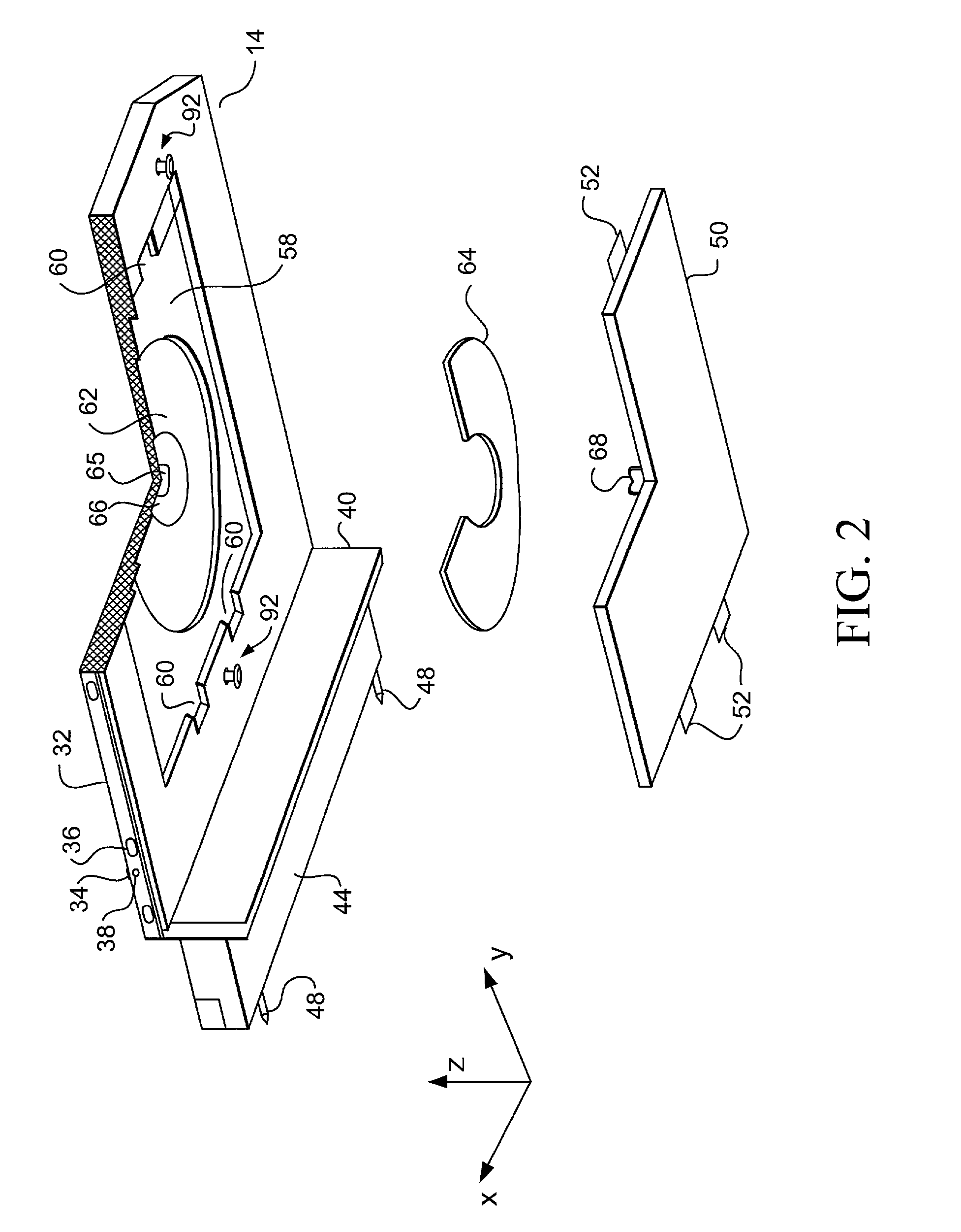 Wafer burn-in and test employing detachable cartridge