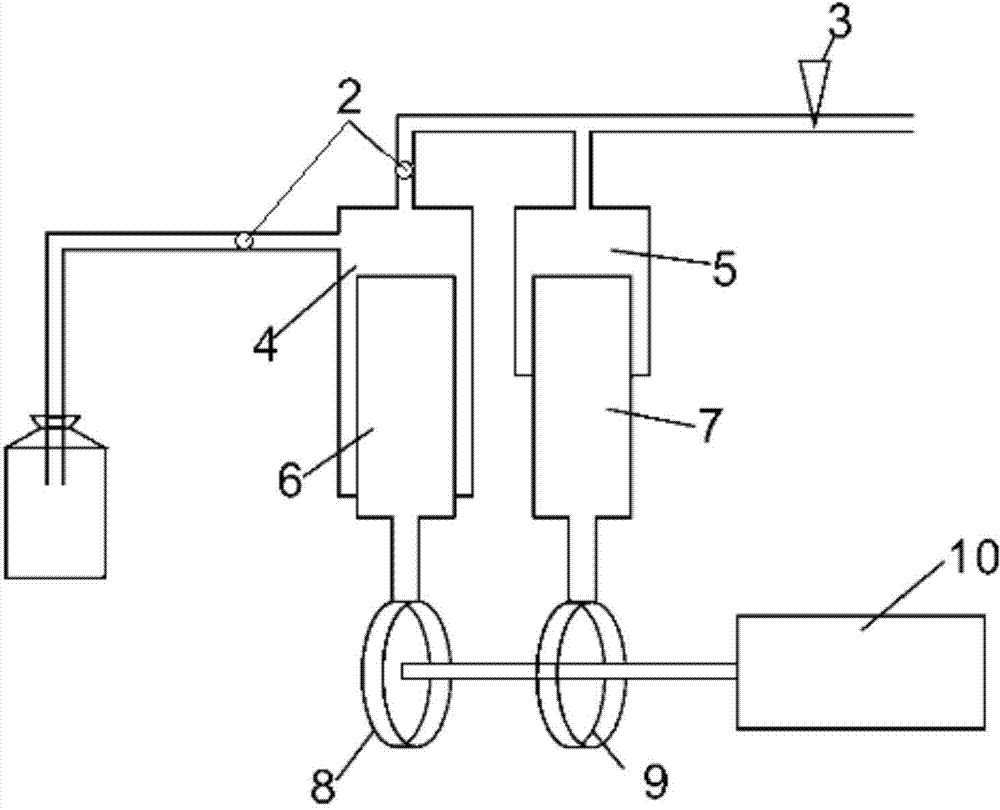 Method for reducing flow fluctuations in liquid chromatograph and infusion pump device