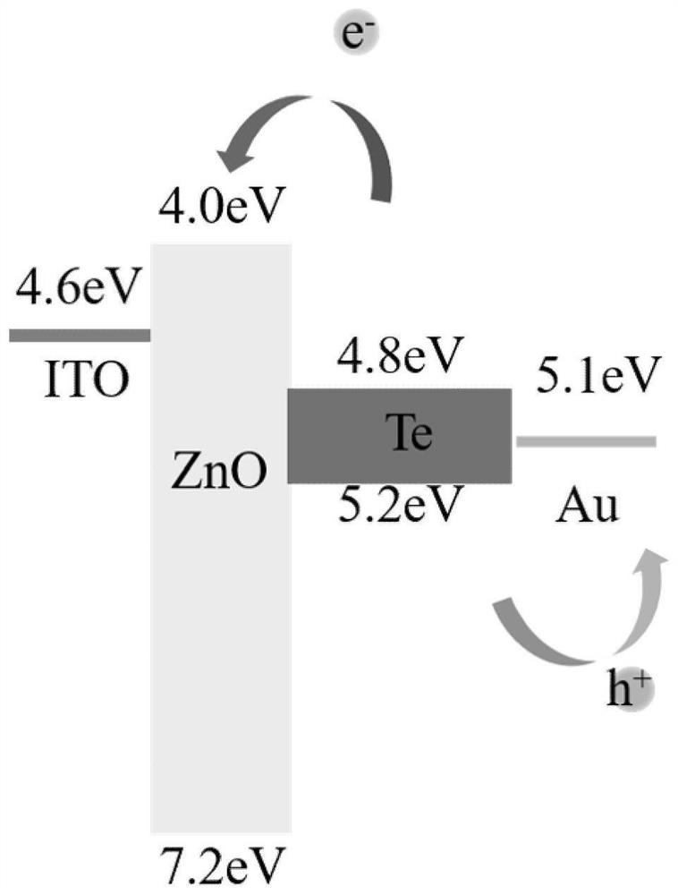 Tellurium semiconductor film infrared detection device