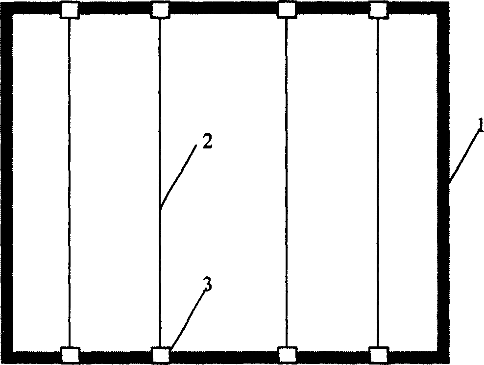 Non-linear hot wire structure used for preparing large area uniform thin film