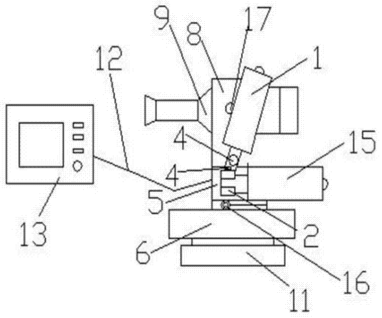 Infrared Ray Bridge Concrete Component Dimension Detection Device