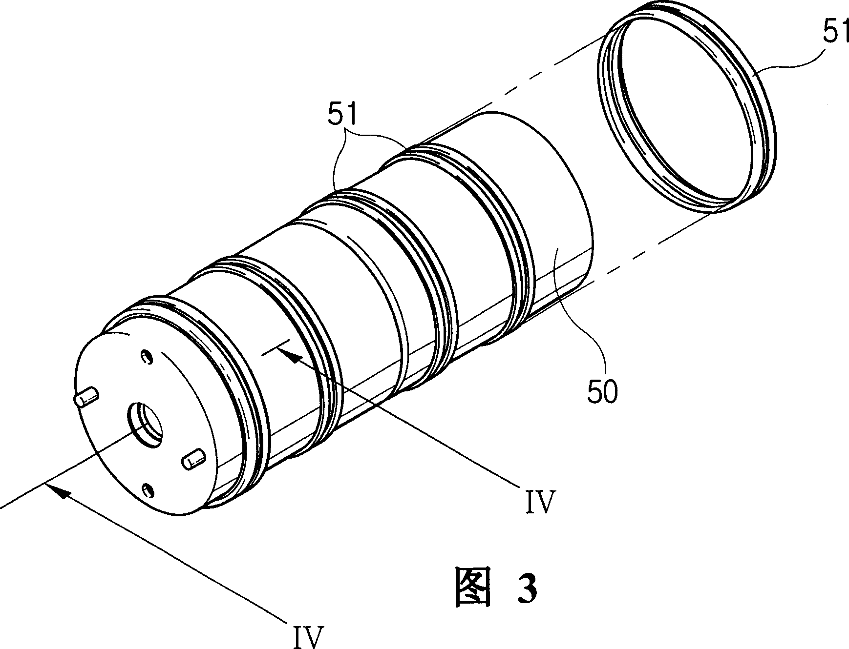 Processing appts. for disposable wet napkin