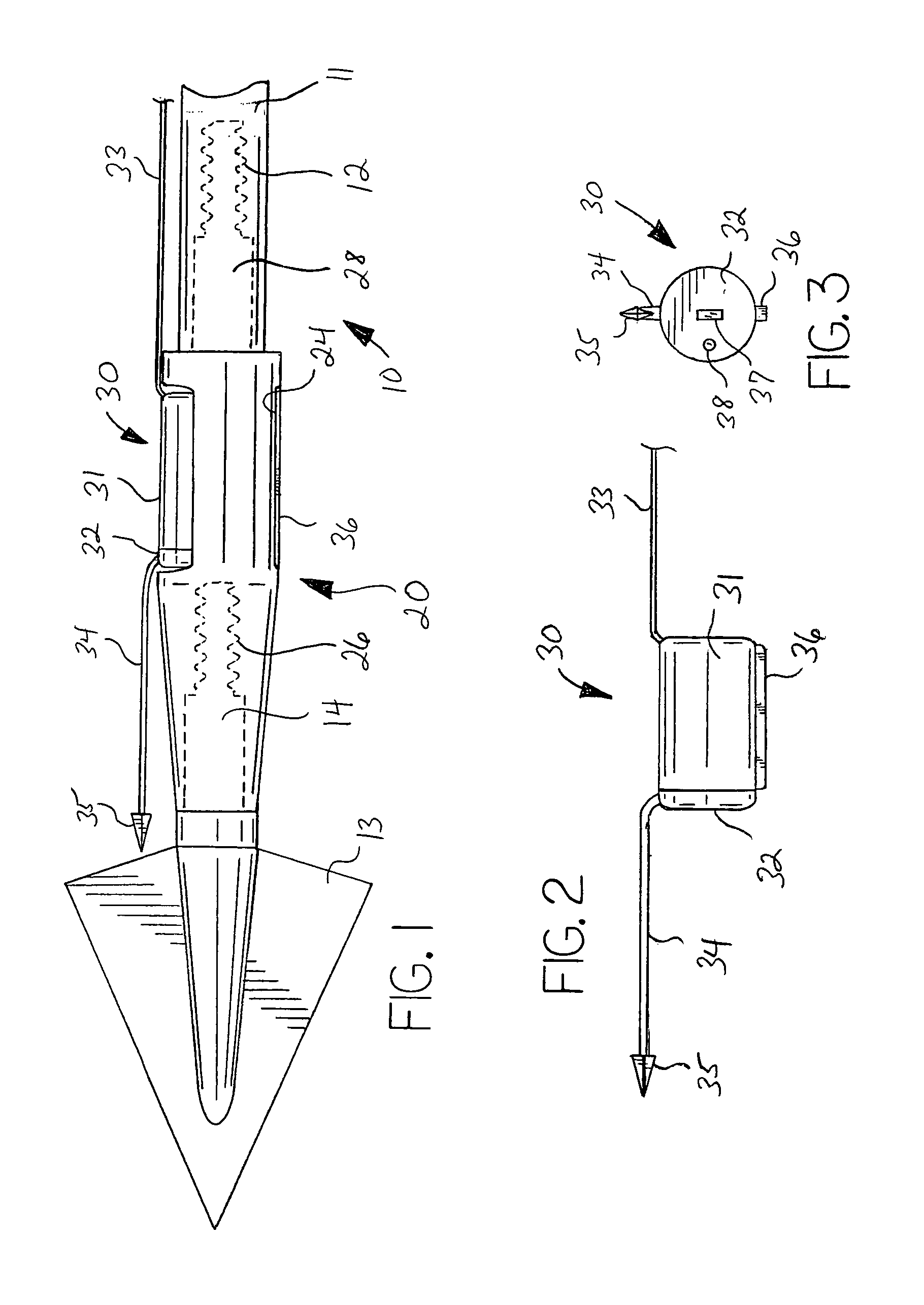 Hunting arrow game tracking device