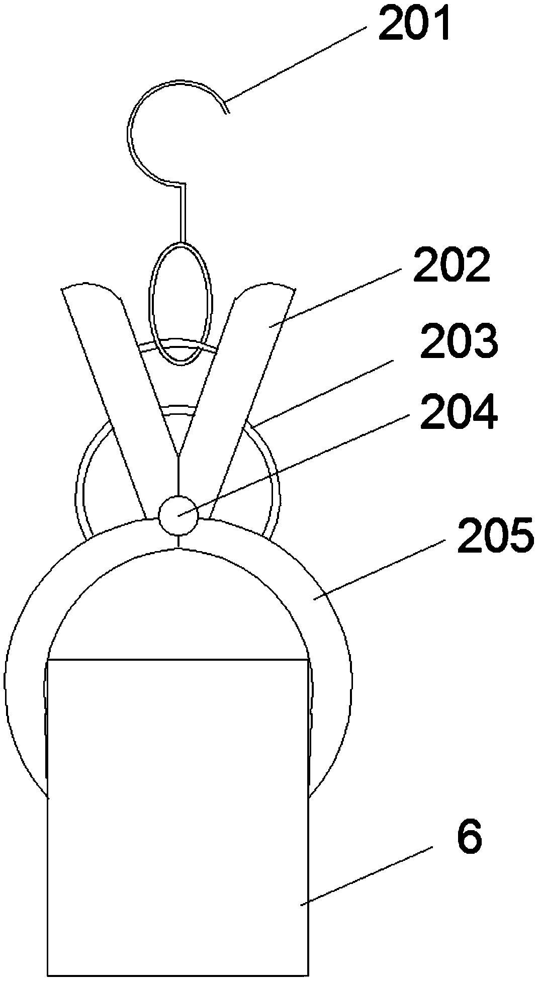 Impact strength detection device for wine bottle packaging box