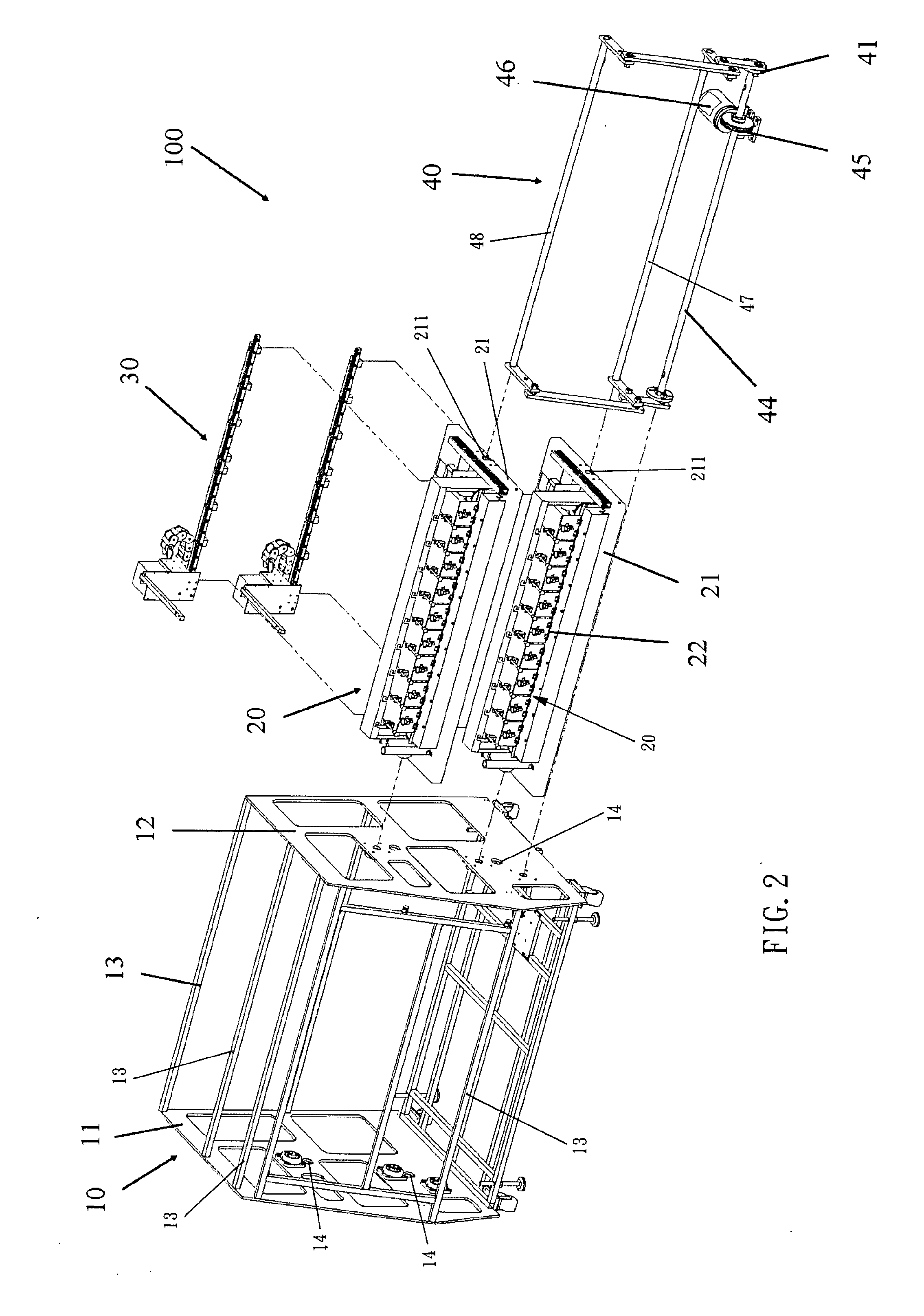 Multi-container dyeing machine with individual container temperature control and quantitative chemical-feeding control