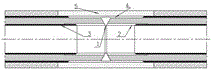 Anticorrosion surfacing interior joint coating method for submarine pipeline