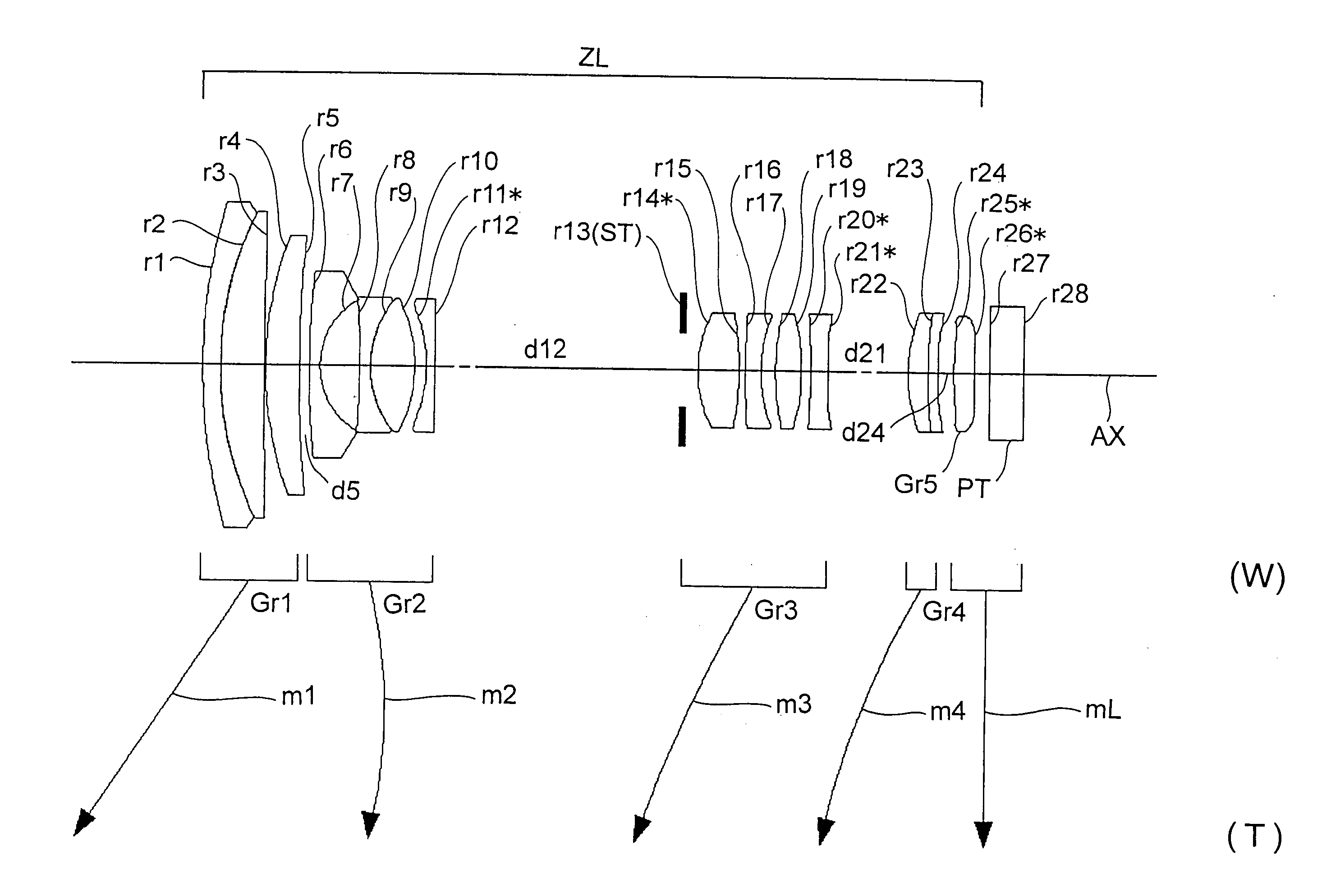 Variable magnification optical system