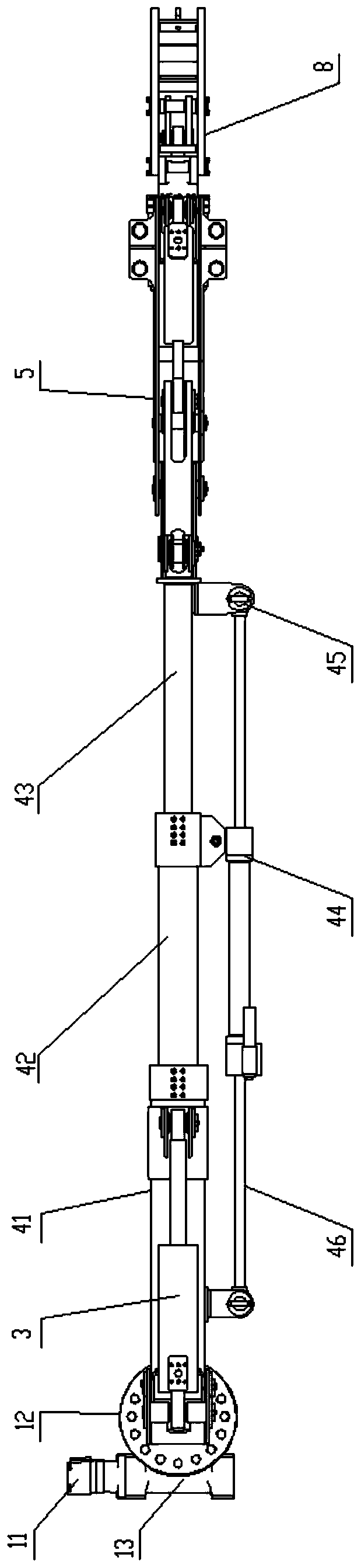 A multi-degree-of-freedom robotic arm