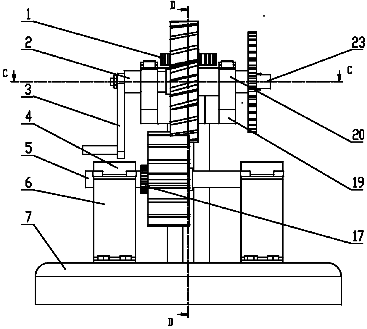 Multifunctional gear-shaving machine teaching demonstration instrument