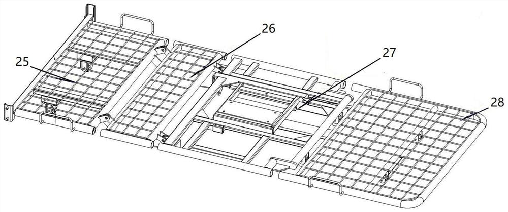 Multifunctional electric sickbed