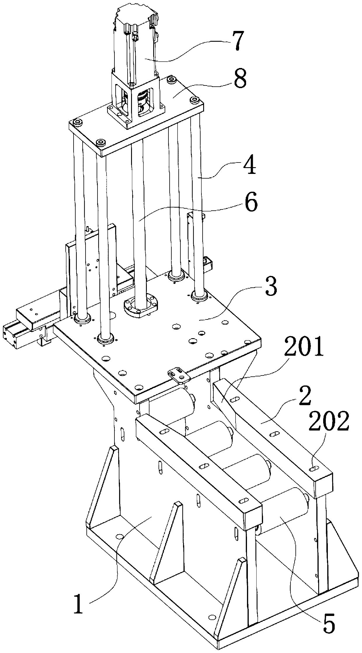 Feeding mechanism of plates