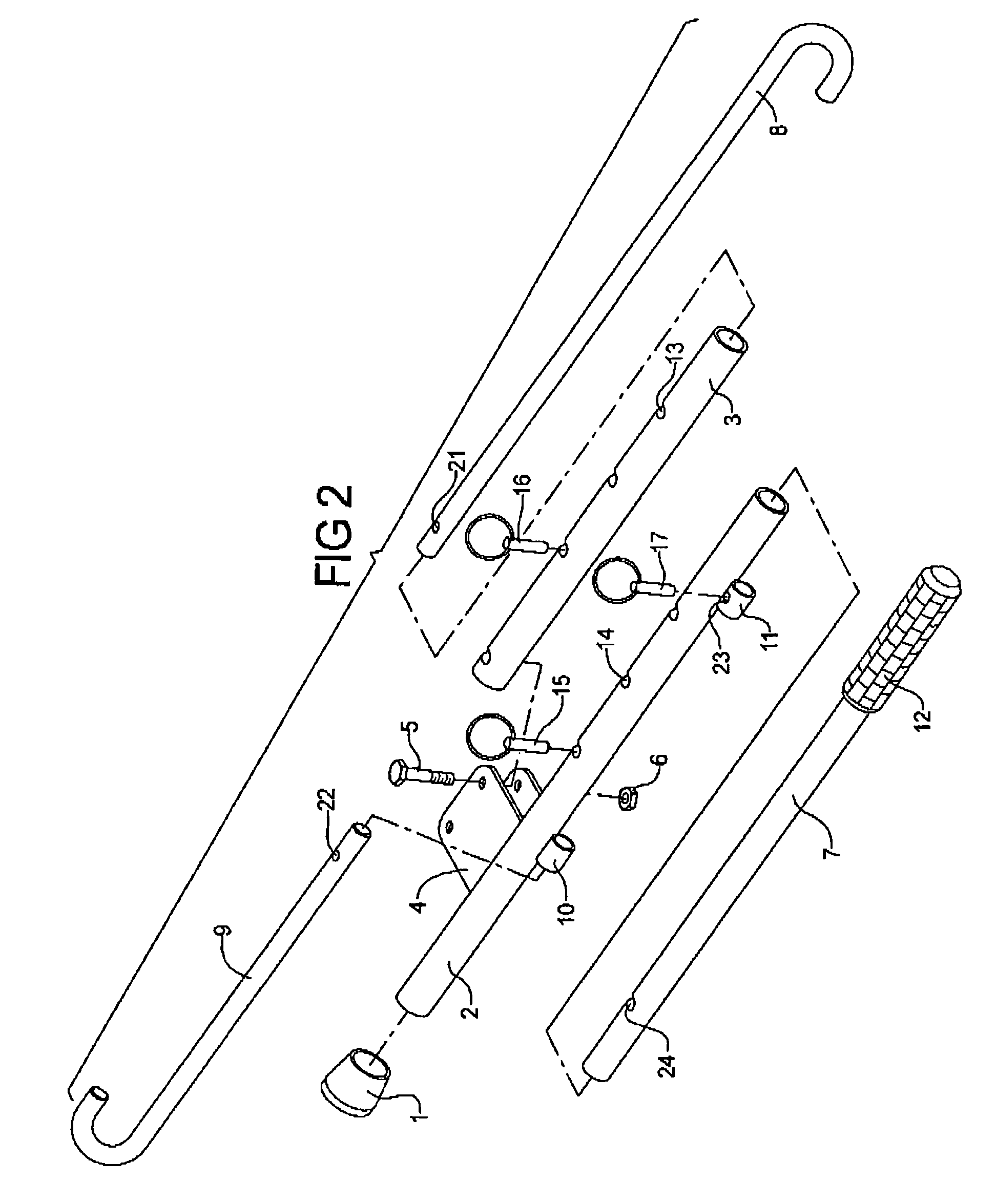 Fifth wheel hook/tandem hook release tool