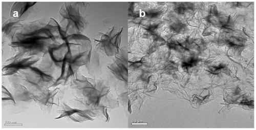 Preparation method of GO/MoS2 electrode for removing lead ions in water by electrochemical method