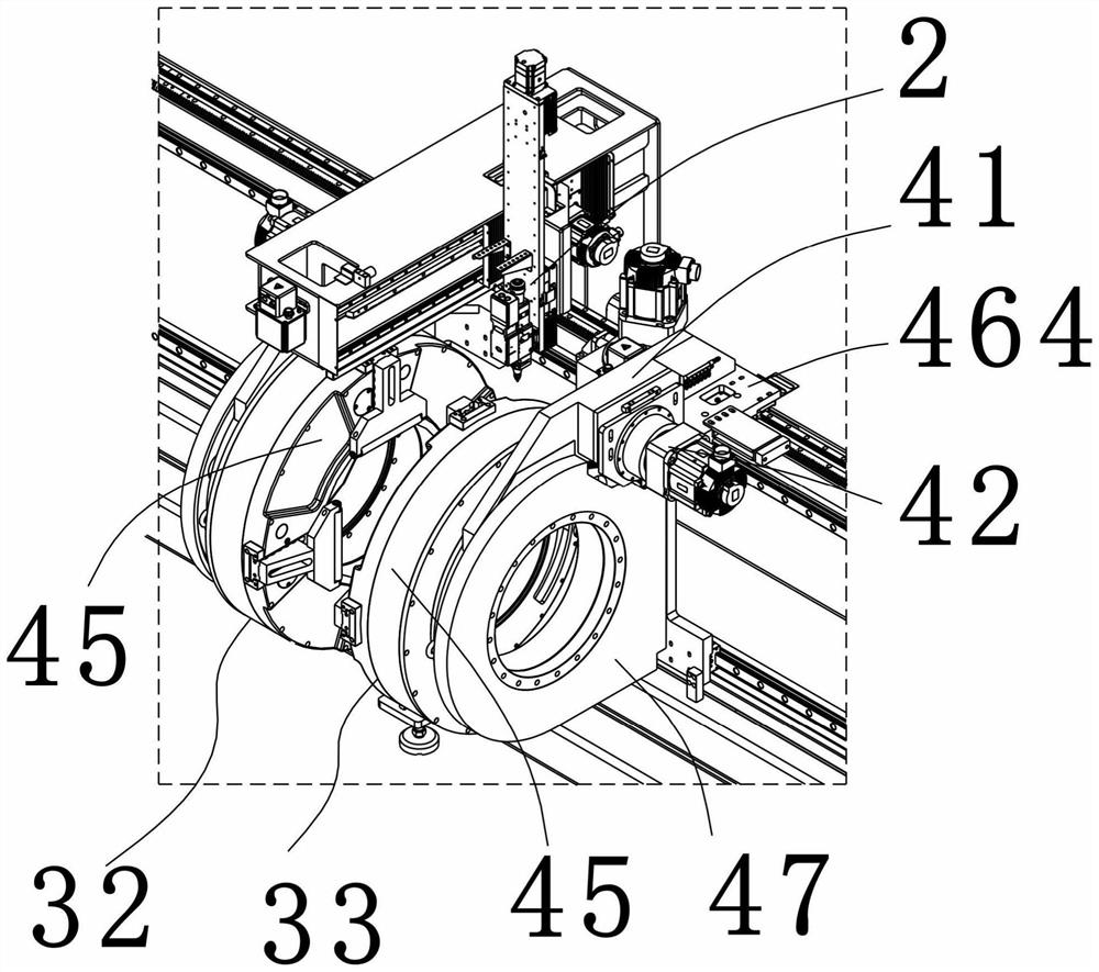 Four-chuck laser pipe cutting machine