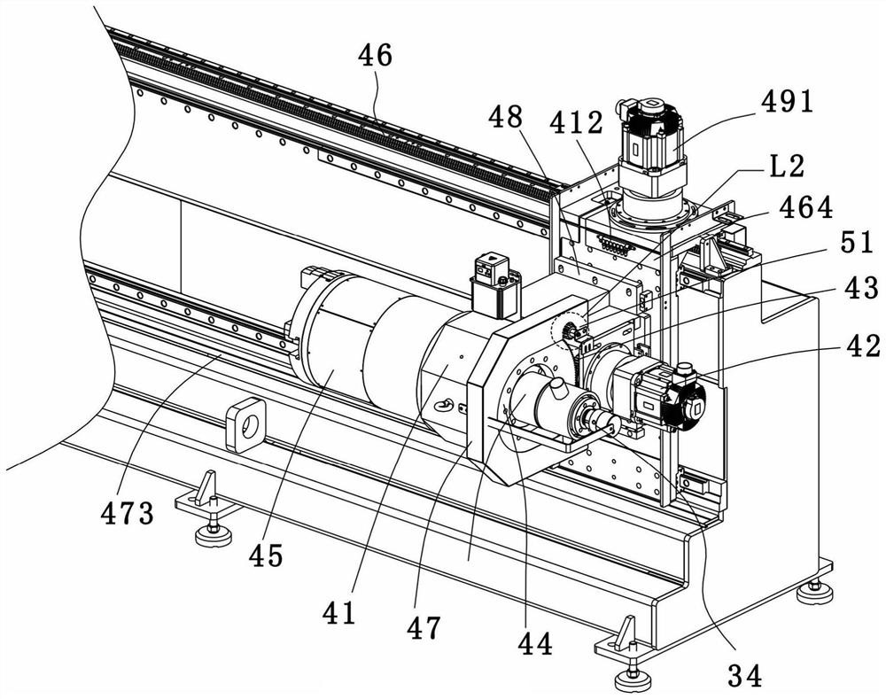 Four-chuck laser pipe cutting machine