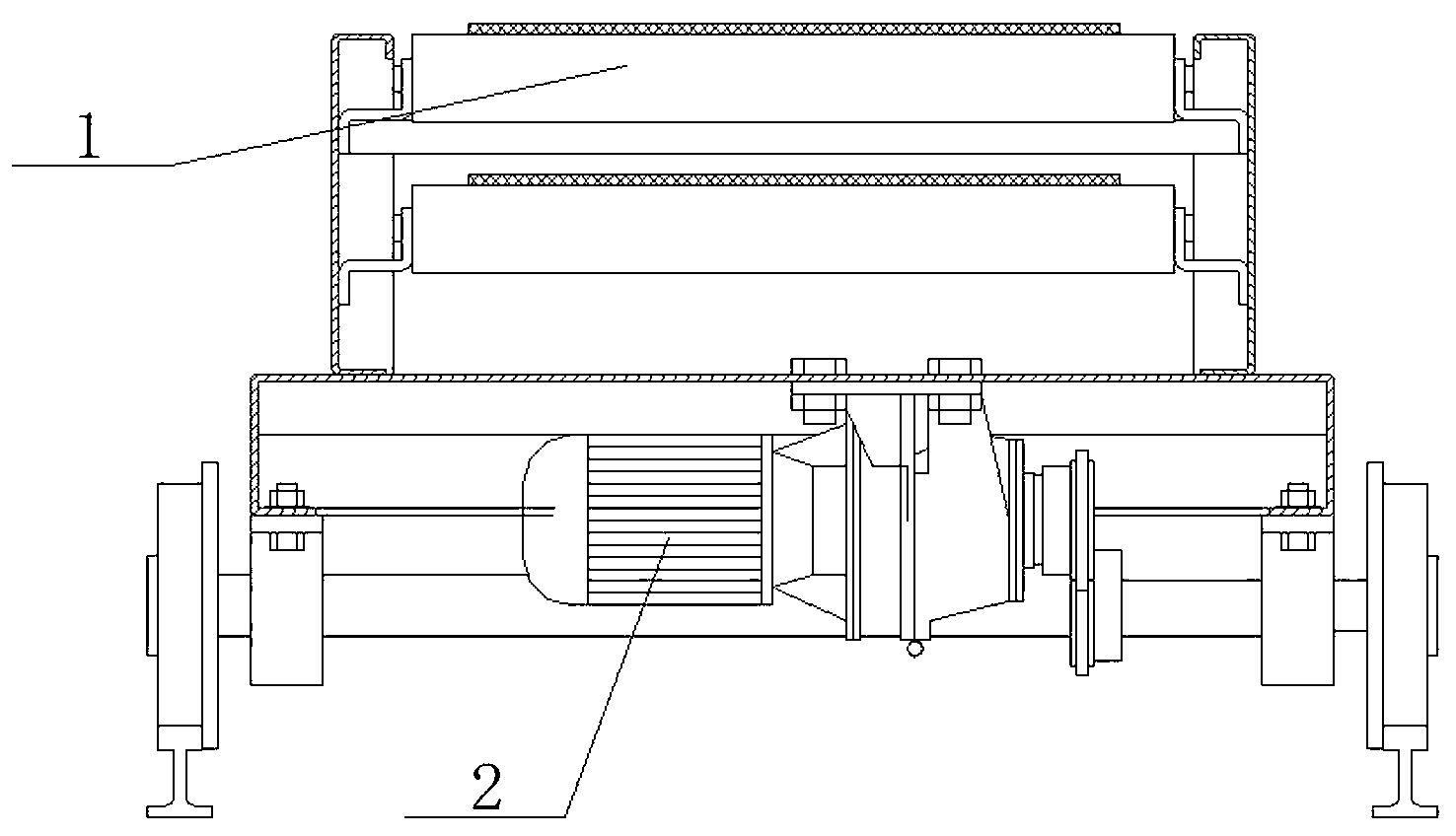 Amplitude-variable bagged loading machine