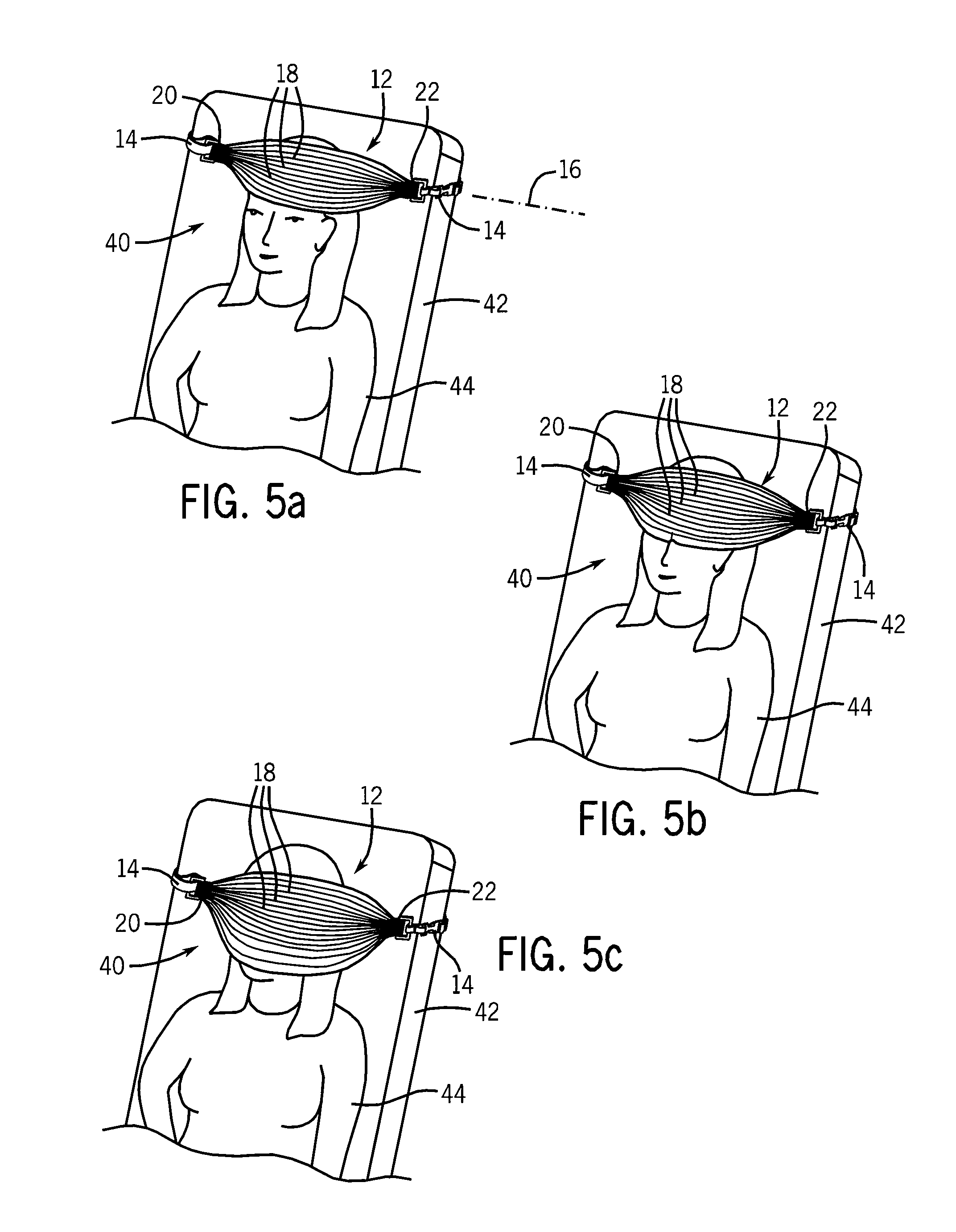 Passenger head support