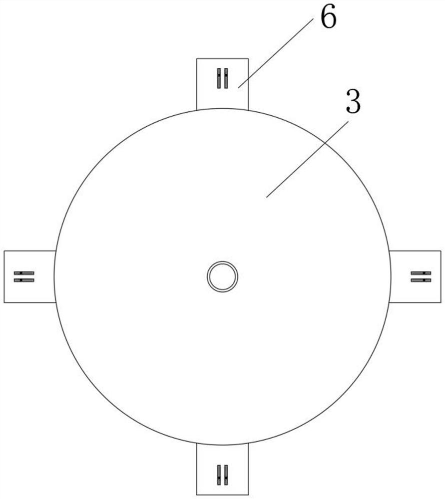 Intercropping soybean hole sowing integrated device for young orchard