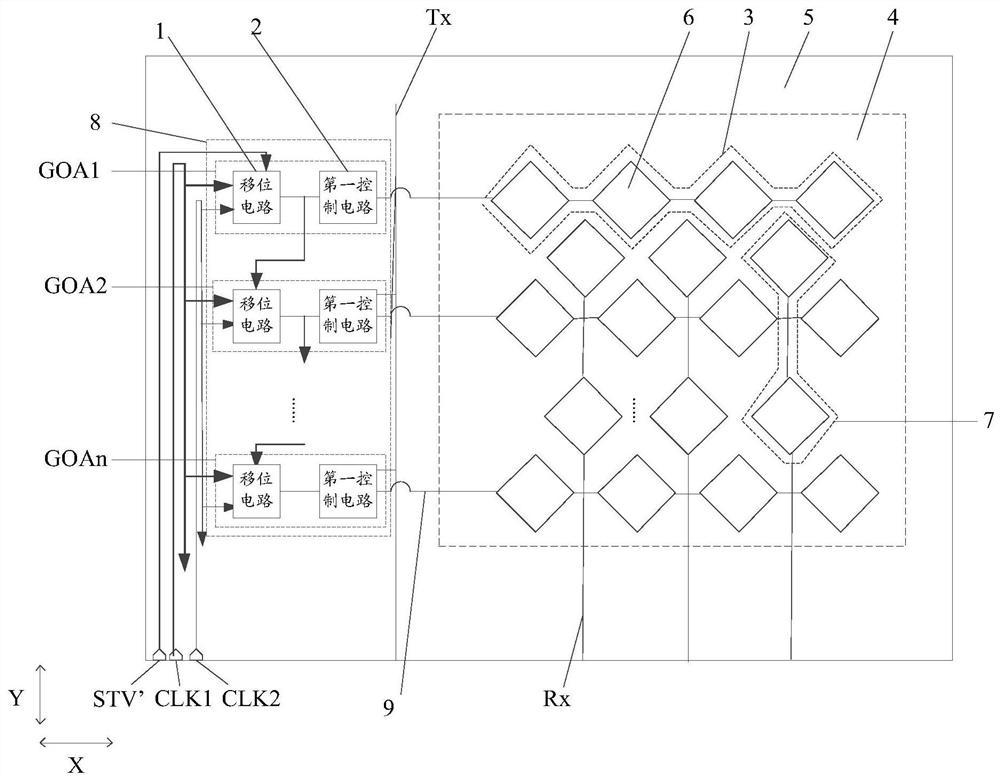 Touch display panel and display device