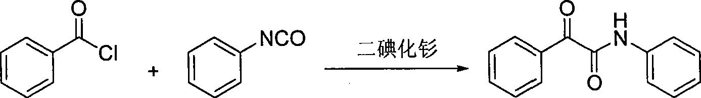 Synthesis method for alpha-carbonylamide compound