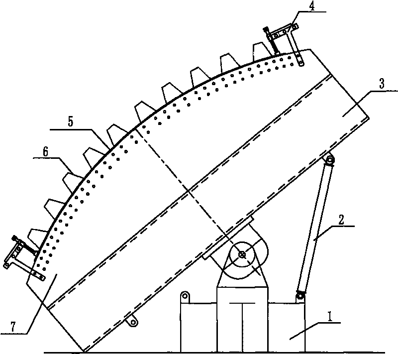 Reversely deformed jig frame for welding U ribs of steel box girder