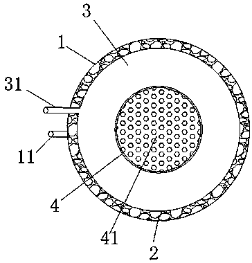 Composite board leftover material incineration device