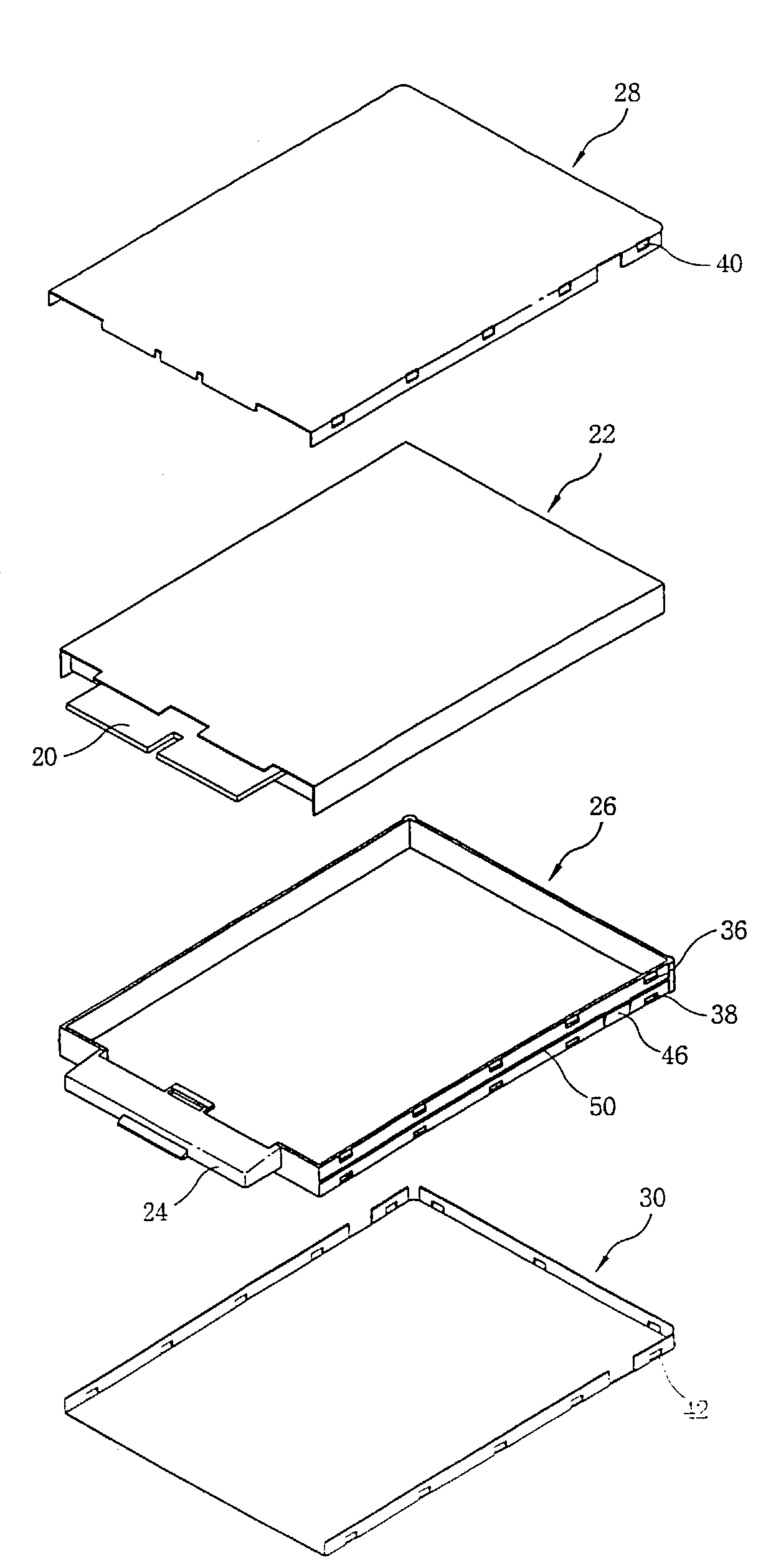 Battery and battery locking unit of mobile terminal