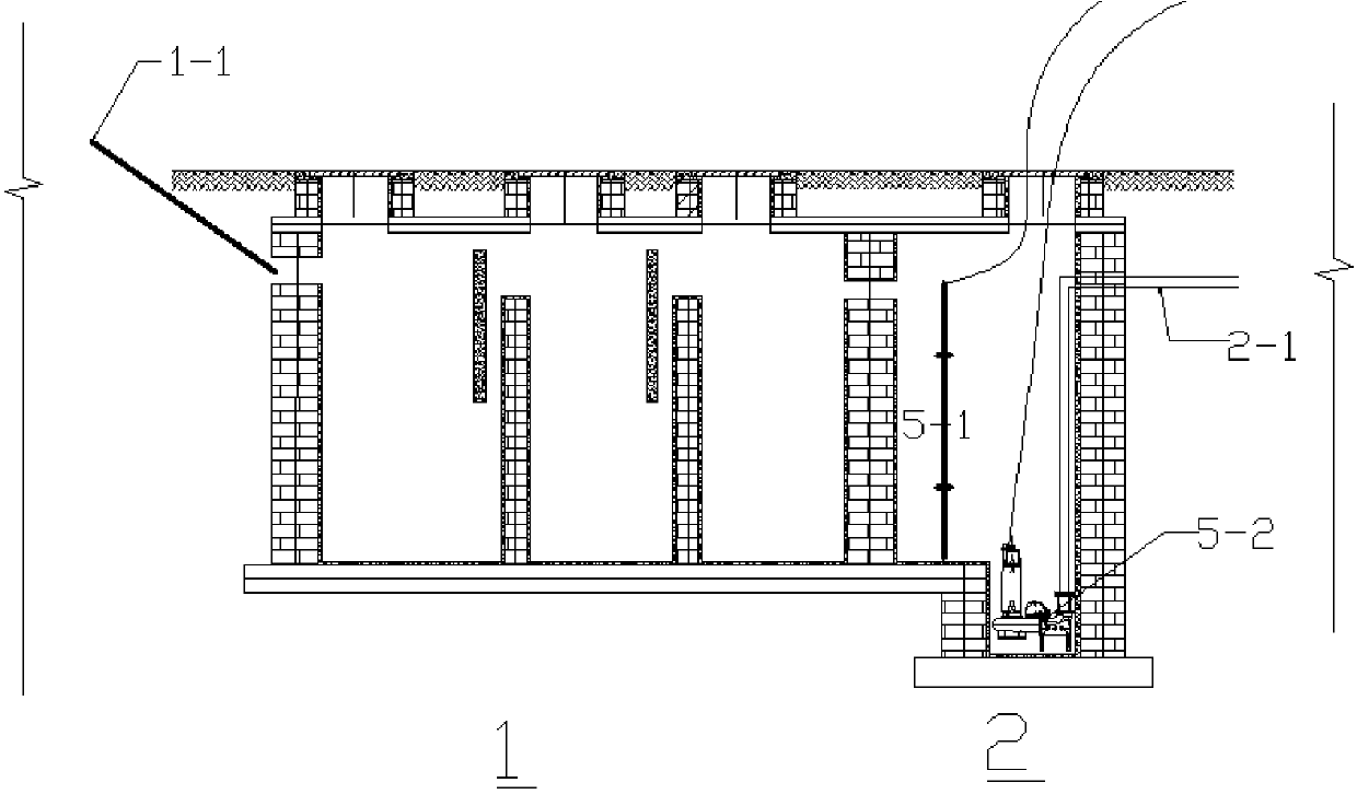 Anti-blocking medium enhanced fast percolating sewage treatment system