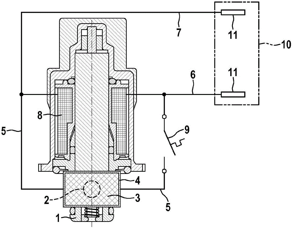 Electromagnetically actuable proportional flow valve, and method for operating an electromagnetically actuable proportional flow valve