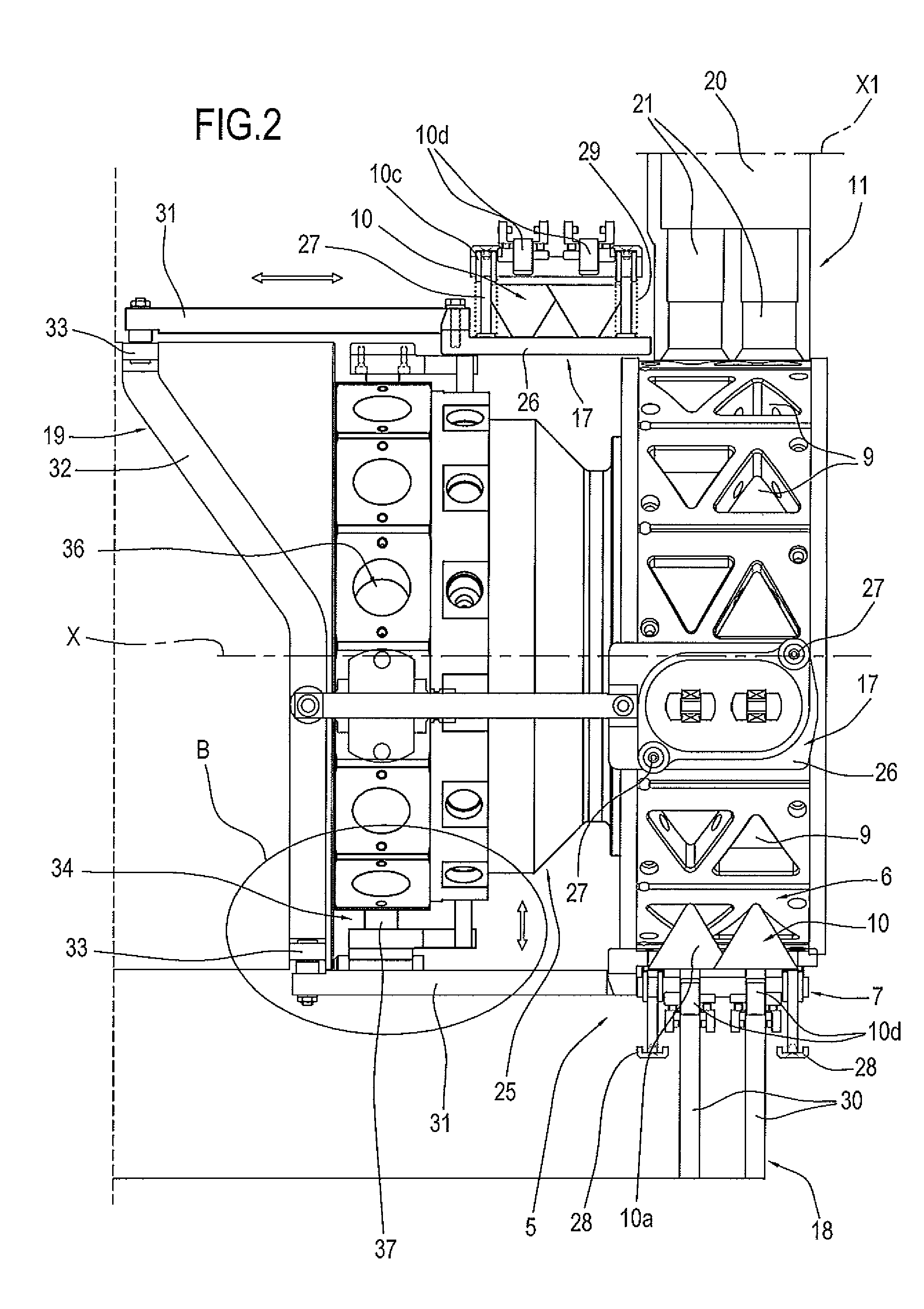 Machine for making filter bags for infusion products