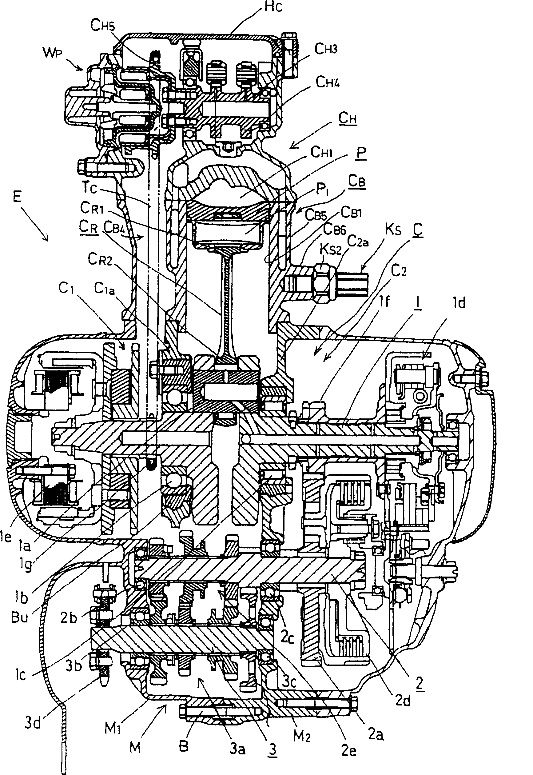 Installation structure of knockmeter in internal combustion engine