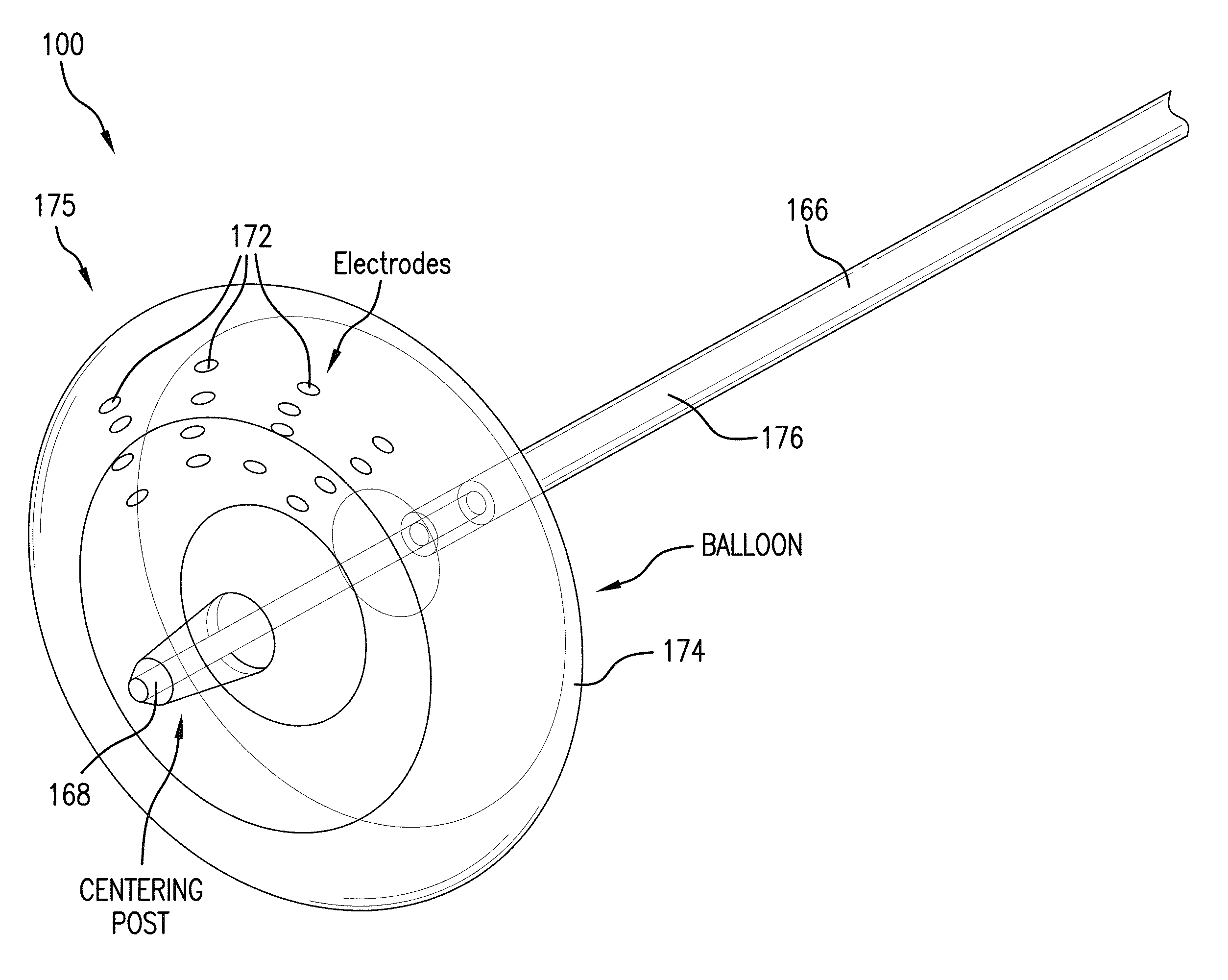 Electrode geometries and method for applying electric field treatment to parts of the body