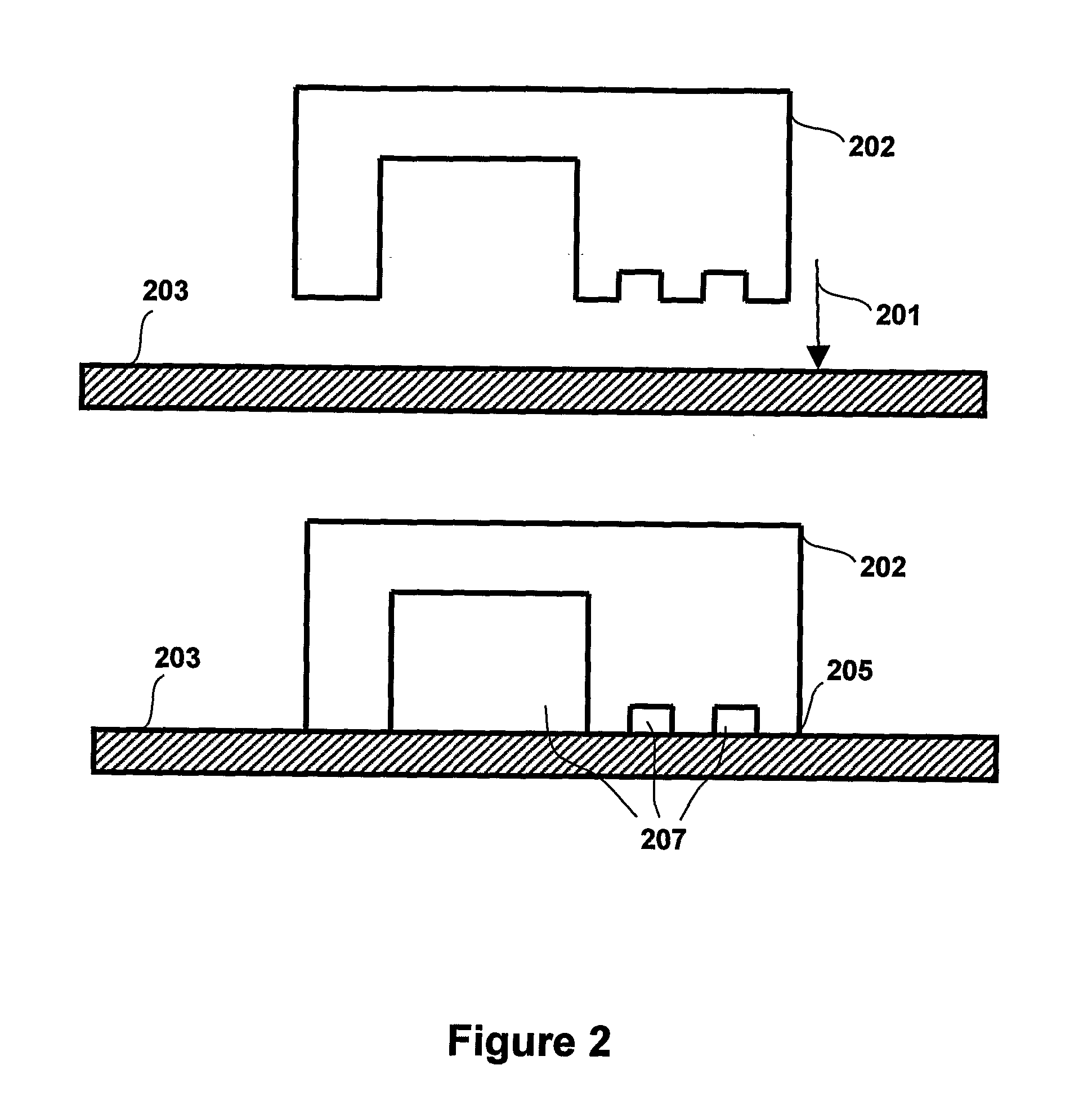 Micro and NANO structures in an elastomeric material