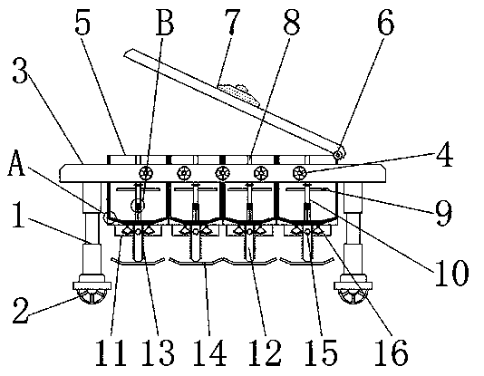 Automatic feeding device capable of preventing feed waste for breeding plant