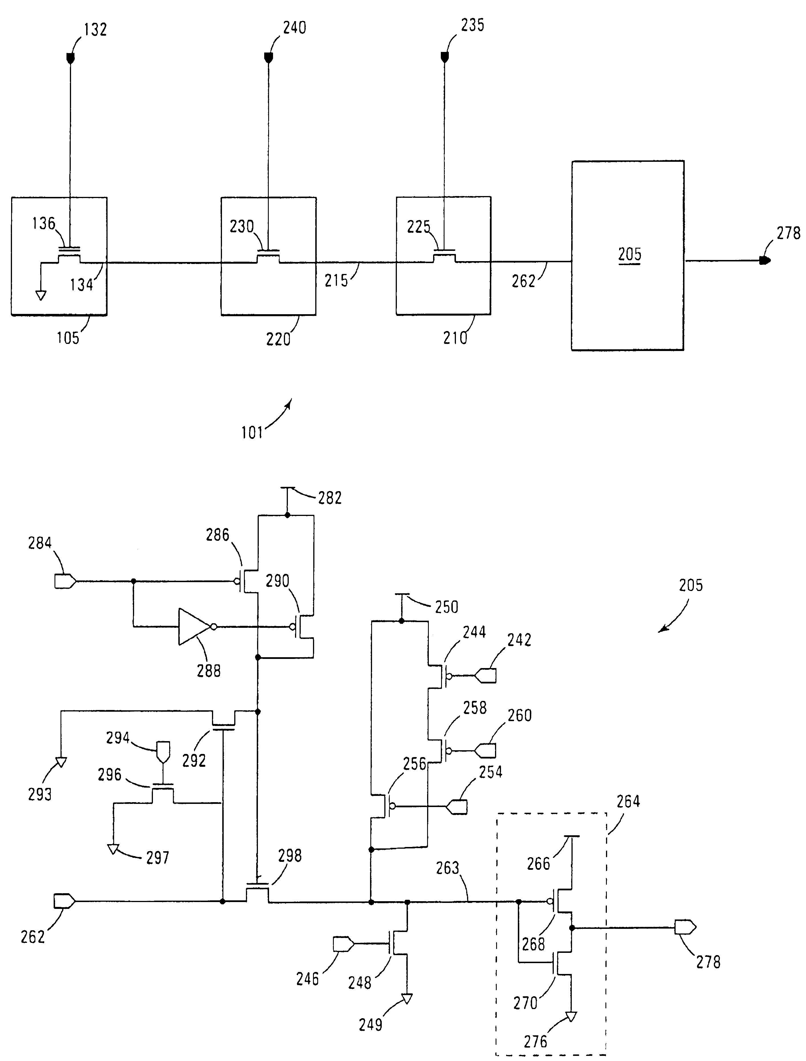 High voltage low power sensing device for flash memory