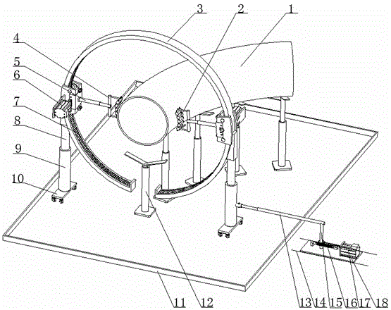 Moveable-feeding-mechanism-based ultrasonic flaw detection system for bent steel tubes