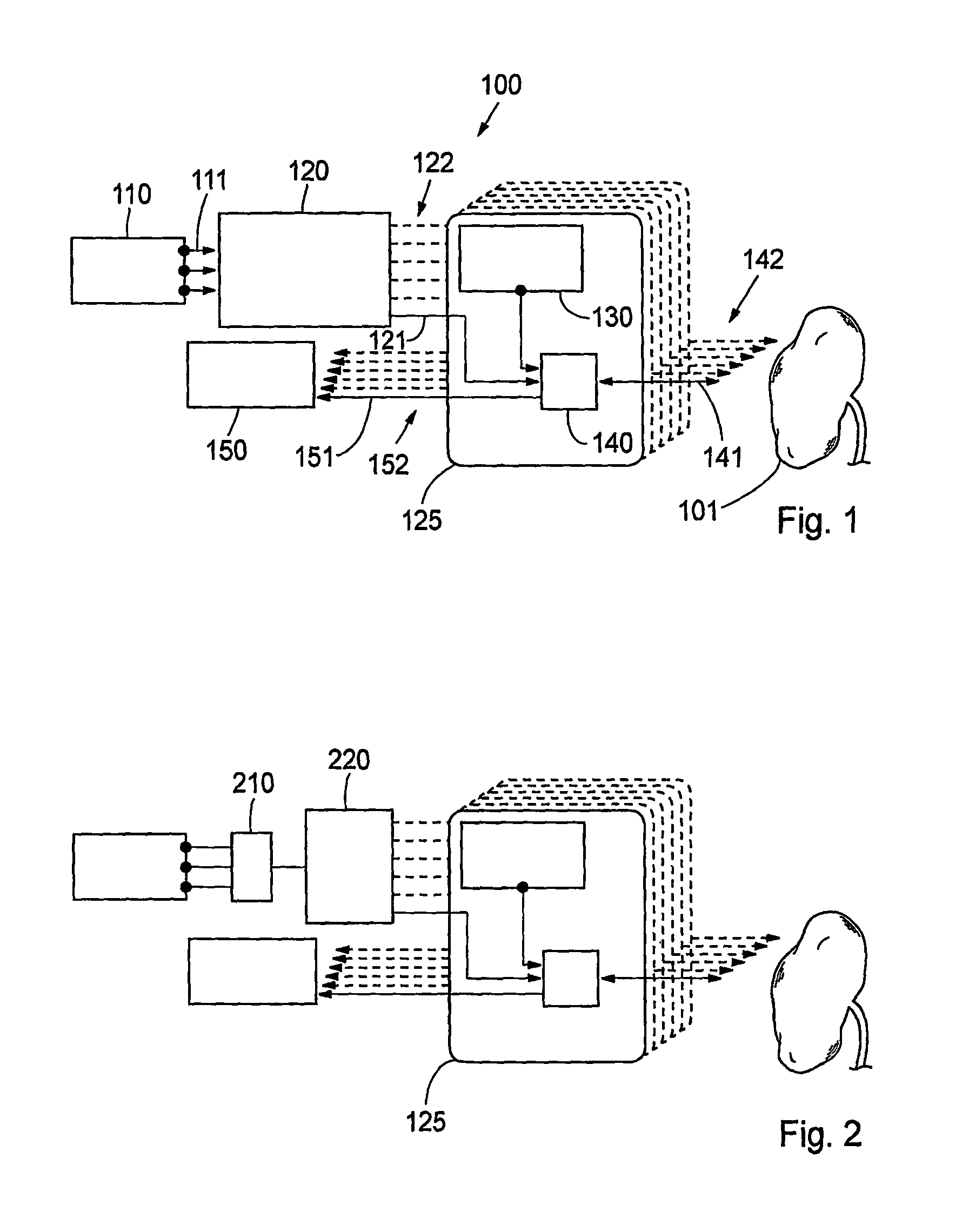 System and method for therapy and diagnosis comprising optical components for distribution of radiation