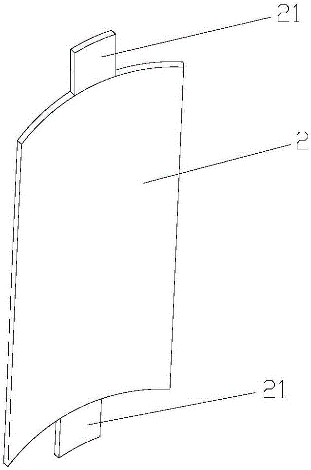 Production method of mortised and riveted impeller