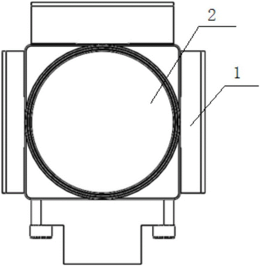 Multi-function split type full frame industrial camera having three anti-dazzling screens and double hot shoe adapters