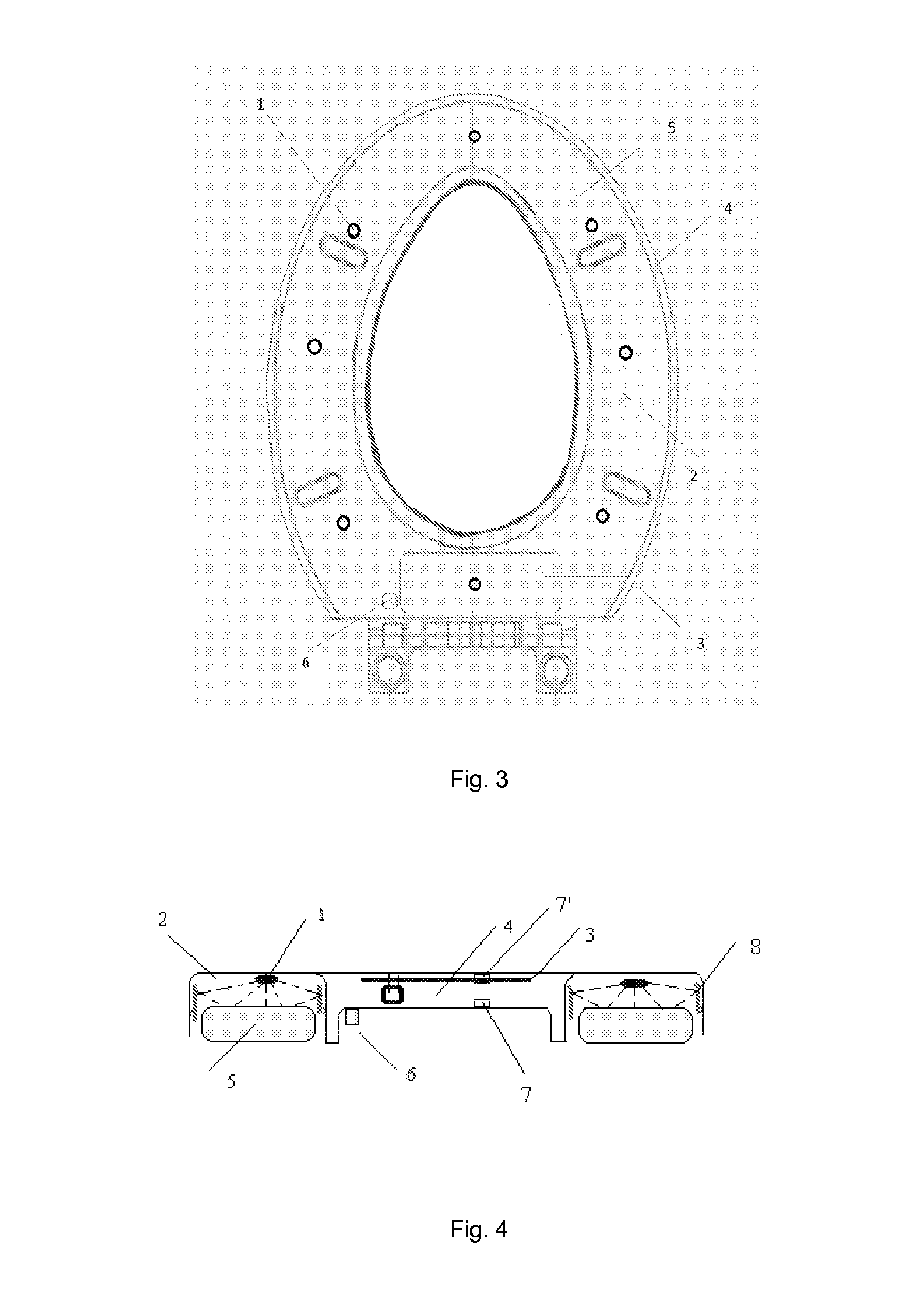 The sanitization mechanism of the toilet seat