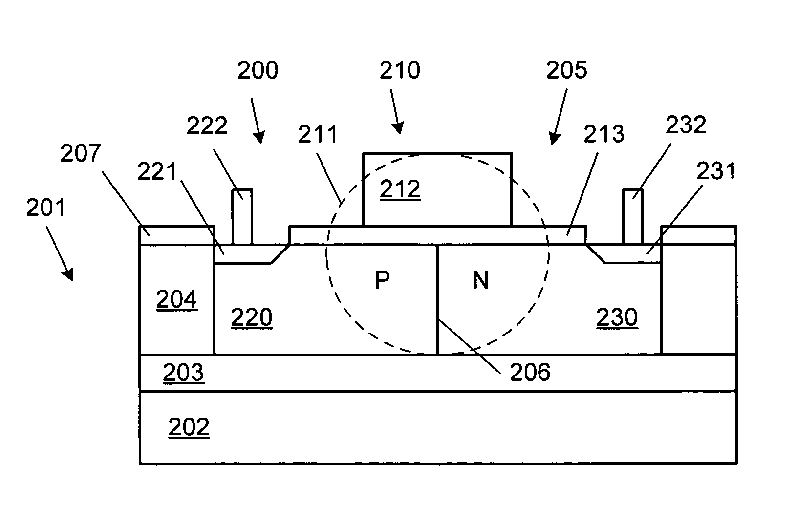 PN diode optical modulators fabricated in strip loaded waveguides