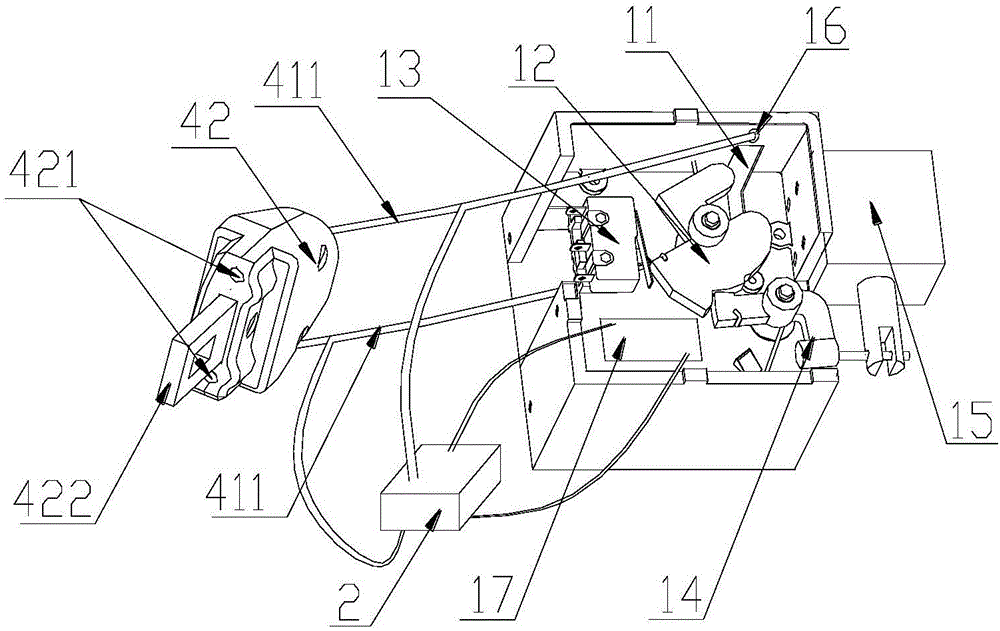 Lock device and series connection type public facility renting system comprising lock device