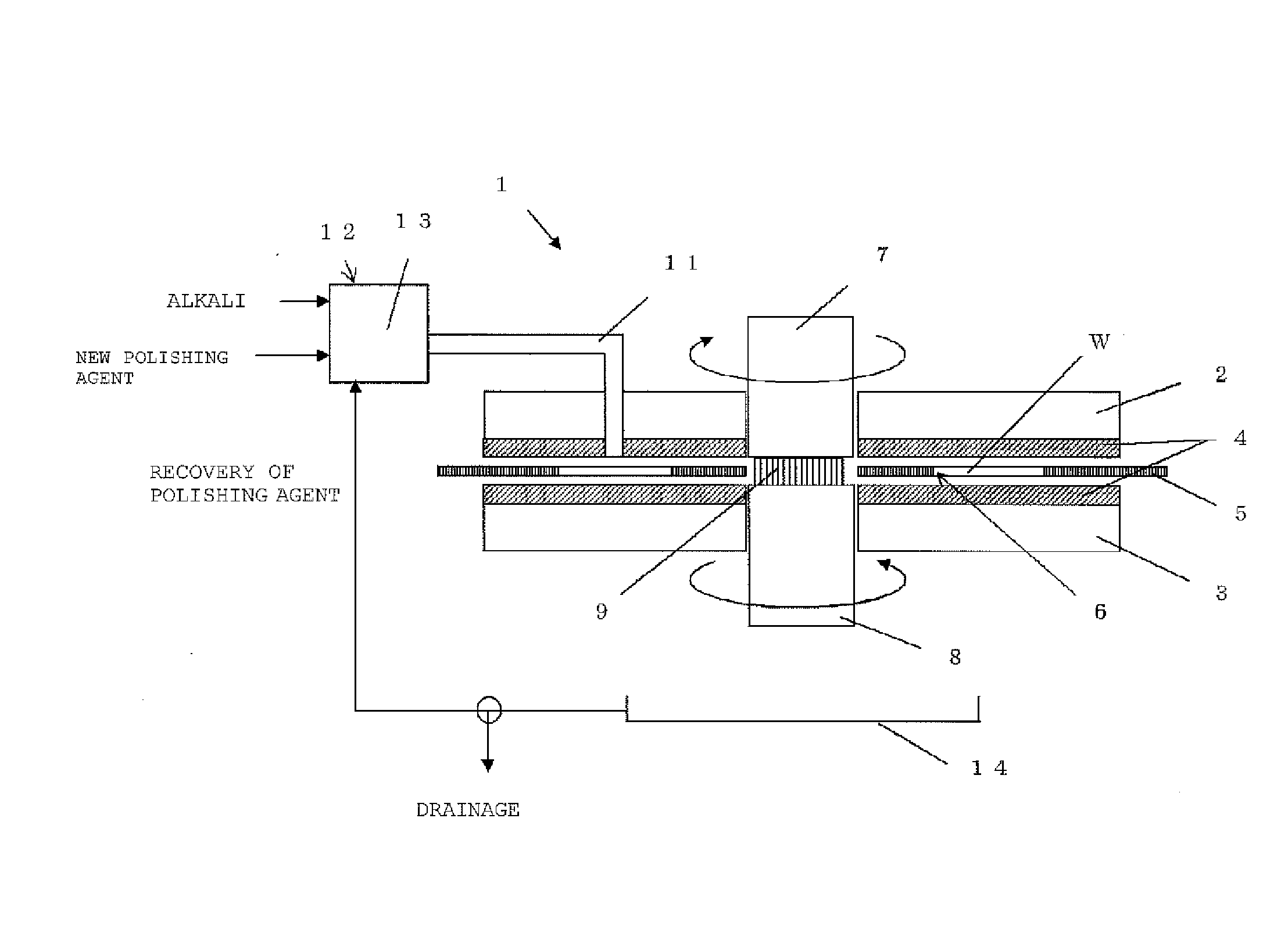 Method for polishing silicon wafer and polishing agent